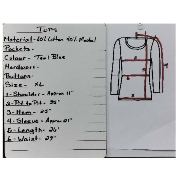 Drop Shoulder Batwing Sweater Size XL EUC #131 - Picture 5 of 5